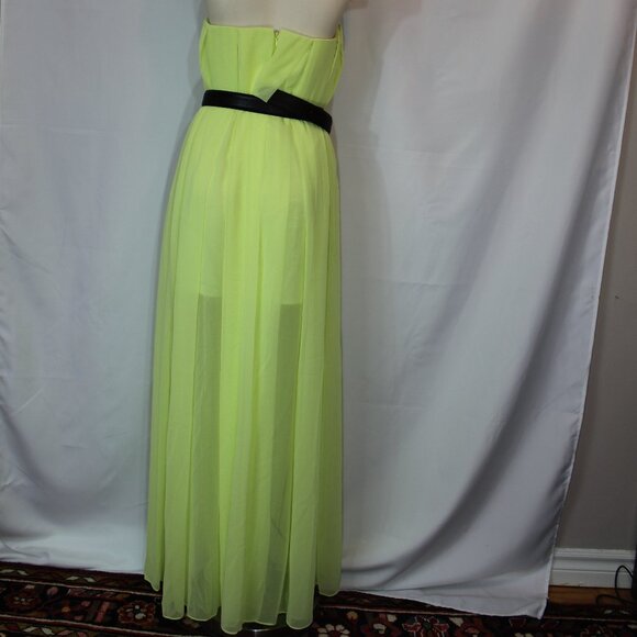 Marciano Guess Lined Color Neon Green Formal open Jumpsuit size Medium - Picture 6 of 9